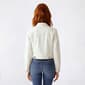 Juniors Love Tree Button Front Denim Boxy Trucker Jacket - image 3