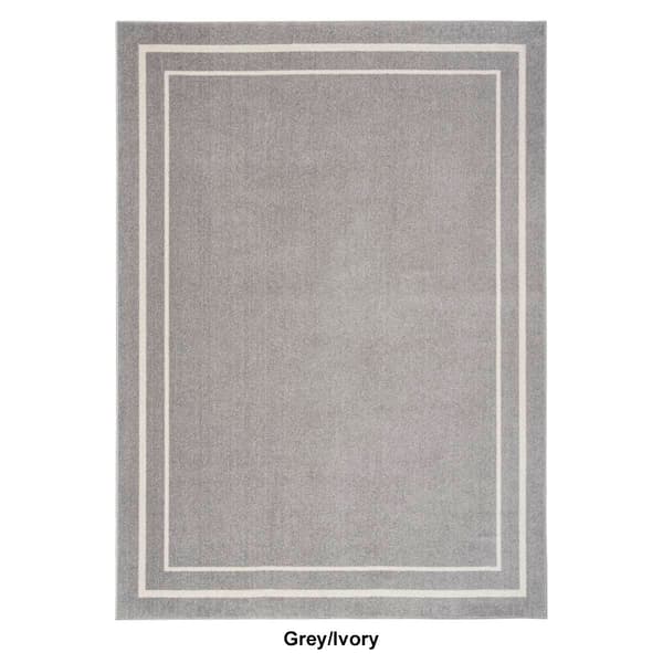 Nourison Essentials Double Border Indoor/Outdoor Large Area Rug