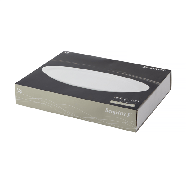 BergHOFF Essentials 12in. Oval Porcelain Platter - Set of 2