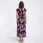 Womens Nina Leonard Short Sleeve Blurred Floral Shirtdress - image 2