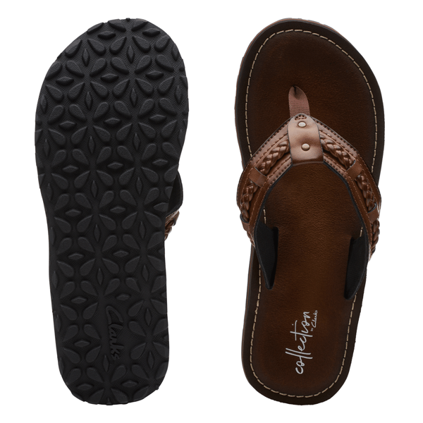 Womens Clarks® Collection Fenner Nerice Flip Flops