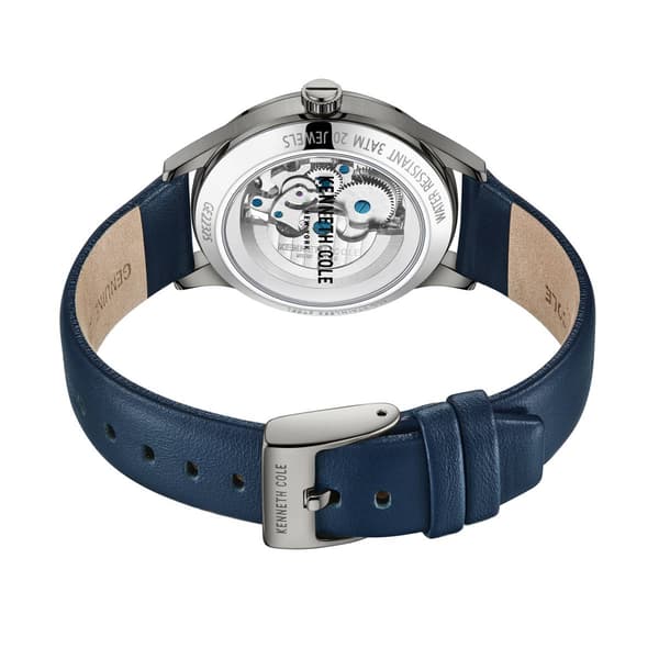 Mens Kenneth Cole&#174; New York Blue/Clear Dial Watch - KCWGE2232502