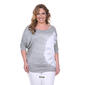 Plus Size White Mark Tie Dye Tunic - image 7