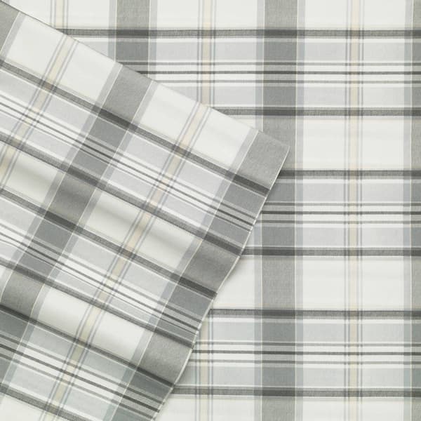 Eddie Bauer Chinook Plaid Cotton Percale Sheet Set