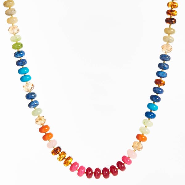 Ashley Cooper(tm) Smooth & Faceted Beaded Necklace - image 