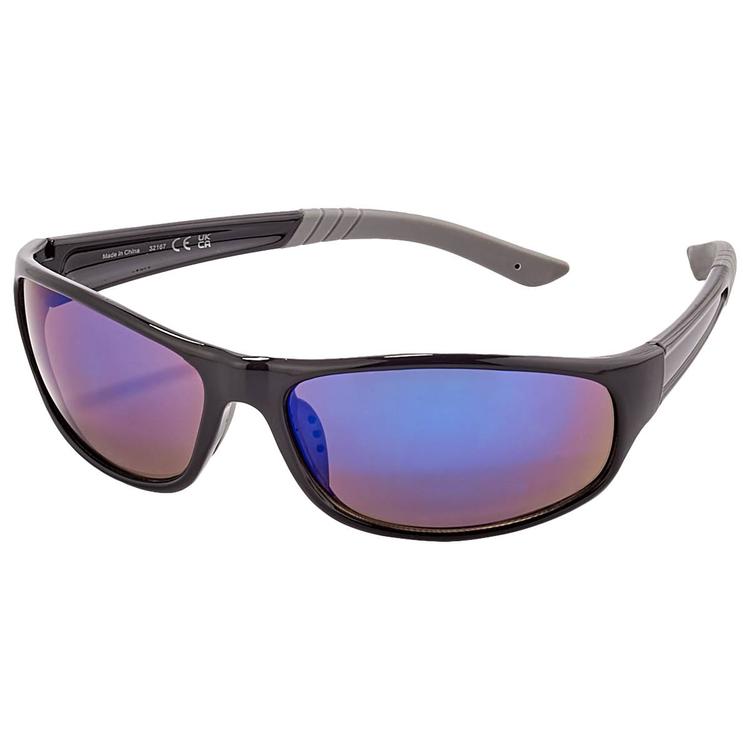 Mens Custom Eyes Hawks Wrap Sunglasses