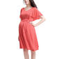 Womens Glow & Grow&#40;R&#41; Belted Nursing A-Line Maternity Dress - image 1