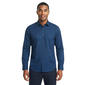 Mens Tom Baine Regular Fit Check Dress Shirt - Blue/Black - image 1