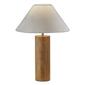 9th & Pike&#40;R&#41; 26in. White Shade Natural Wood Cylinder Table Lamp - image 1