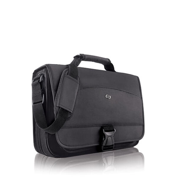 Solo Classic Expandable Messenger Bag - Black - image 