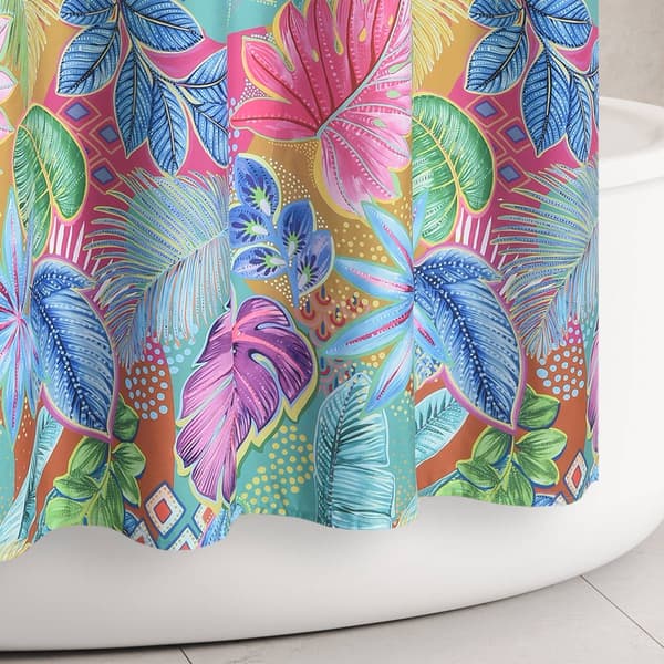 J. Queen New York Hanalei Tropical Shower Curtain