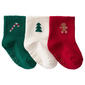 Baby Unisex (NB-3M) Carter''s 3Pc Christmas Icon Ankle Socks - image 1