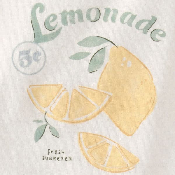 Baby Girl (3-24M) Carter''s® Lemonade Ruffled 3pc. Shorts Set