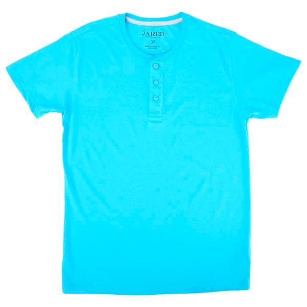 Young Mens Jared Short Sleeve Henley Tee - image 