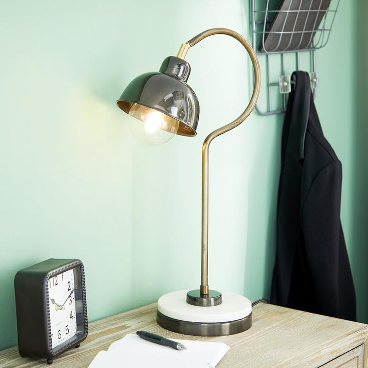 9th & Pike® Black Metal Industrial Desk Lamp