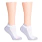 Womens Dr. Motion 2pk. Solid Half Cushion Compression Ankle Socks - image 1