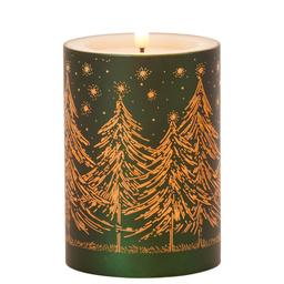 K&K Interiors LED Pine Tree w/ Flicker Flame