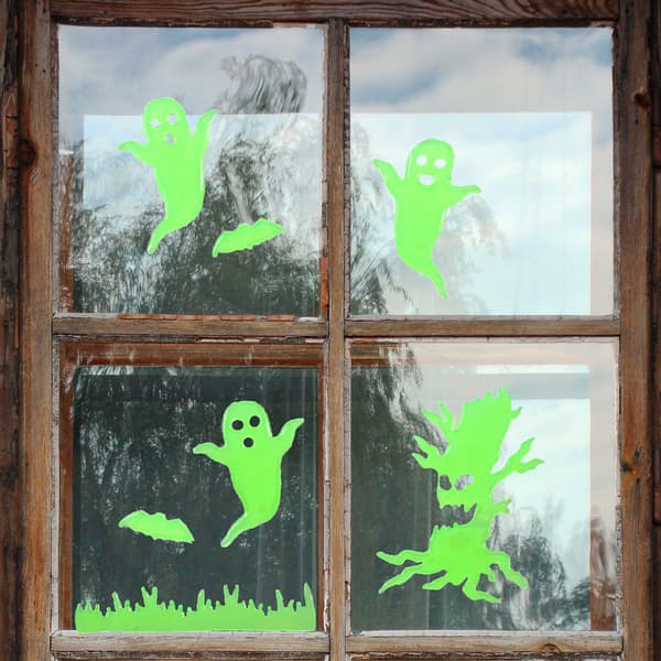 Northlight Seasonal Evil Tree Halloween Gel Window Clings