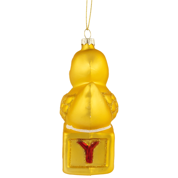 Northlight Ducky New Baby 2023 Glass Christmas Ornament