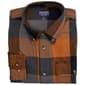 Mens Smith''s Plaid Flannel Shirt - Camel/Grey - image 1