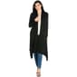 Womens 24/7 Comfort Apparel Extra Long Open Front Cardigan - image 1