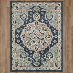 Mohawk Home Laughton Blue Area Rug