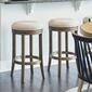 New Ridge Home Goods Victoria Bar-Height Backless Wood Barstool - image 2