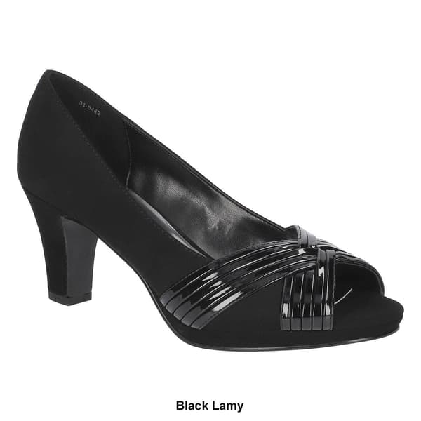 Womens Easy Street Lavish Peep Toe Pumps