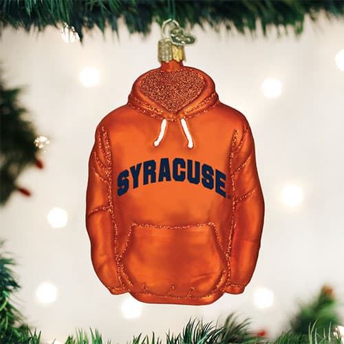 Old World Christmas Syracuse Hoodie Ornament - image 