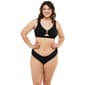 Juniors Plus YMI Solid Bikini Set with Crossover Swim Bottoms - image 2