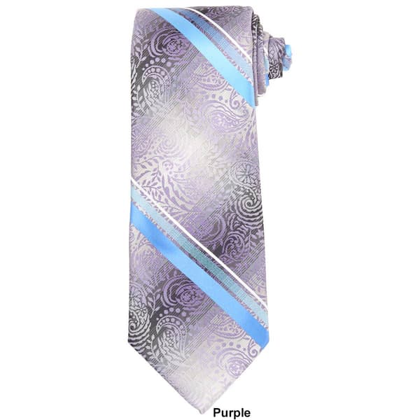 Mens Architect® Rawley Floral Stripe Tie