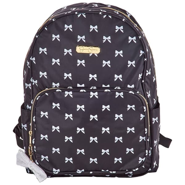 Girls Jessica Simpson Bow Nylon Backpack - image 