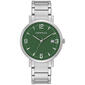 Mens Caravelle by Bulova Green Dial Bracelet Watch - 43A155 - image 1