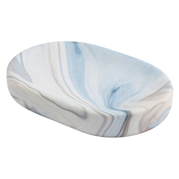 Avanti Waves Blue Soap Dish - image 