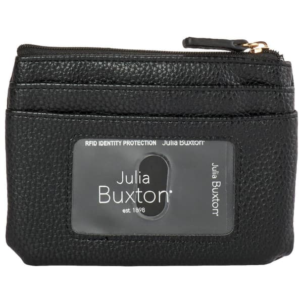 Womens Buxton Large Solid ID Coin Wallet - image 