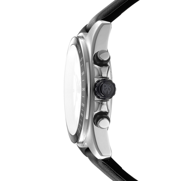 Mens DKNY Central Park Chronograph Silver Dial Watch DK1G049L0035