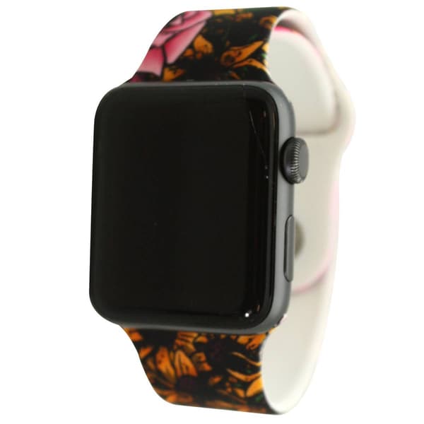 Womens Olivia Pratt™ Apple Watch Band - 8844-TATTOOFLOWERS