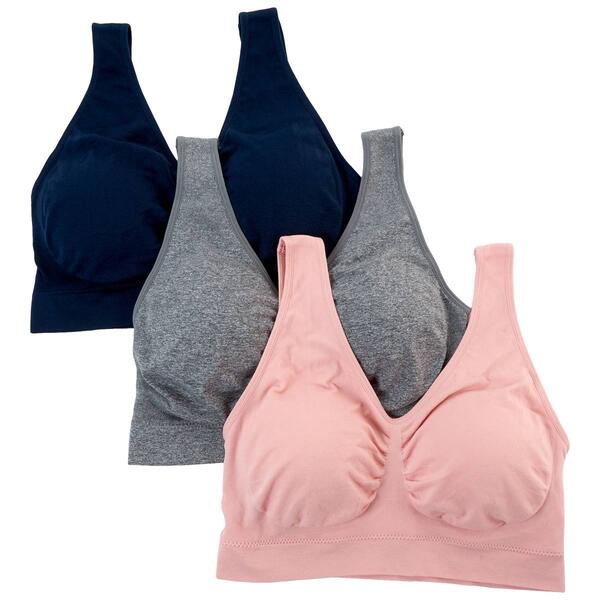 Plus Size Delta Burke 3pk. Comfort Bralette DB2539-3PKAM1 - image 