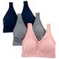 Plus Size Delta Burke 3pk. Comfort Bralette DB2539-3PKAM1 - image 1