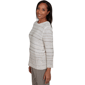 Petite Alfred Dunner Regent Street Sequin Stripe Sweater - image 4