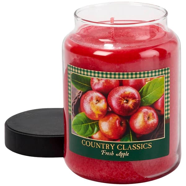 Country Classics 26oz. Fresh Apple Jar Candle - image 