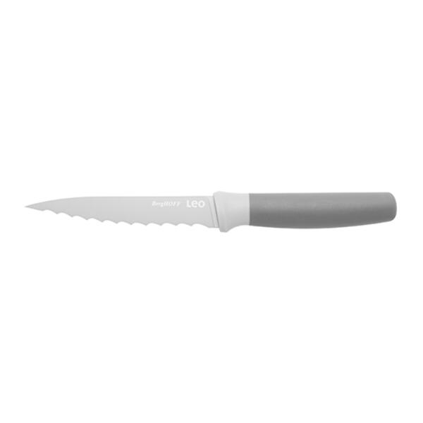 BergHOFF Leo Grey Serrated Utility Knife with Protective Sleeve - image 