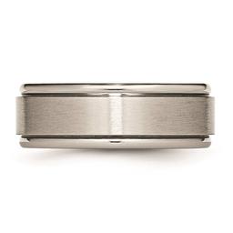 Mens Endless Affection™ Engravable 8mm Satin Finish Wedding Band