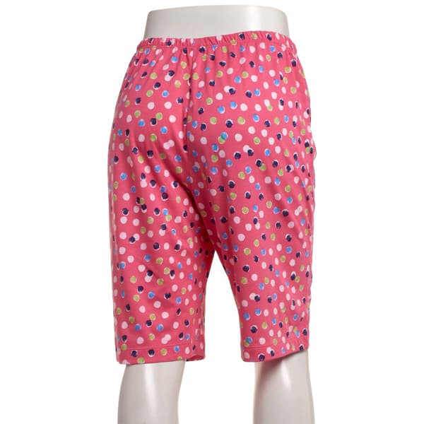 Womens HUE® Chalk Dot Bermuda Pajama Shorts