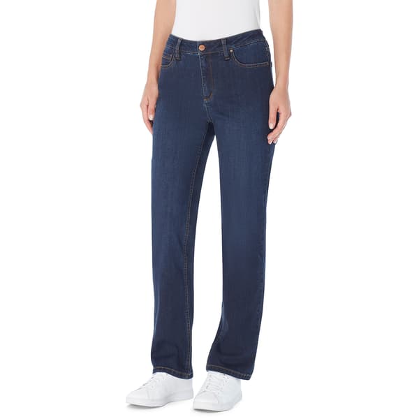 Womens Jones New York Lexington Straight Leg Jeans - Indigo - image 