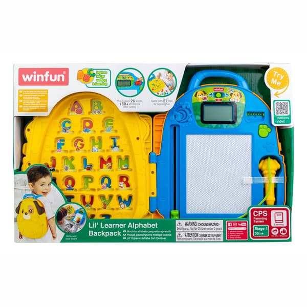 WinFun Lil'' Learner Alphabet Backpack