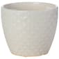 Embossed Teardrop 6.25 Ceramic Pot - image 1
