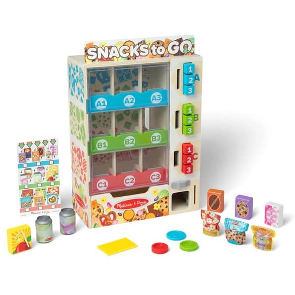 Melissa & Doug&#174; Sort&#44;/Stock/Select Wooden Vending Machine Playset