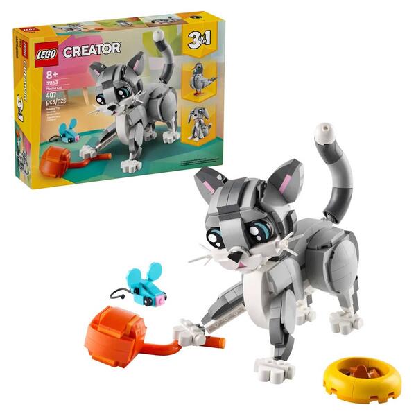 LEGO&#40;R&#41; Creator 3in1 Playful Cat Building Kit - image 