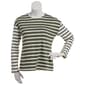 Petite Erika Long Sleeve Reverse Stripe Tee - image 2